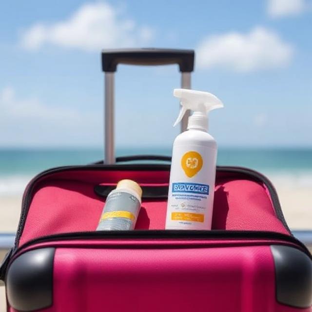 Tips for Safely Packing Spray Sunscreen in Checked Bags